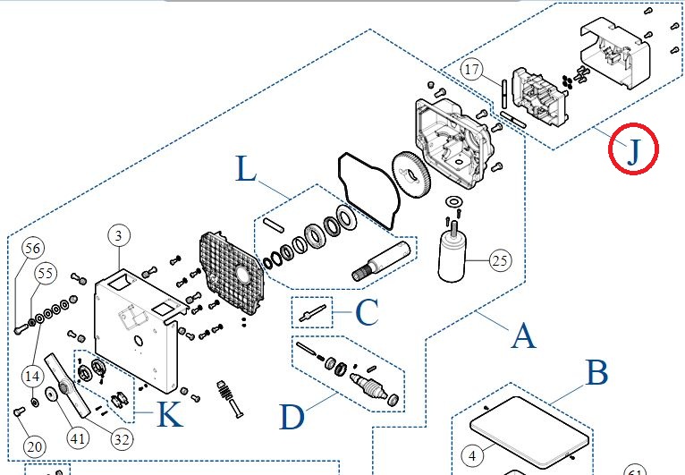 SPWIDE0001 kompletní držák ramene XBA19 pro závoru WIDES/ WIDEM