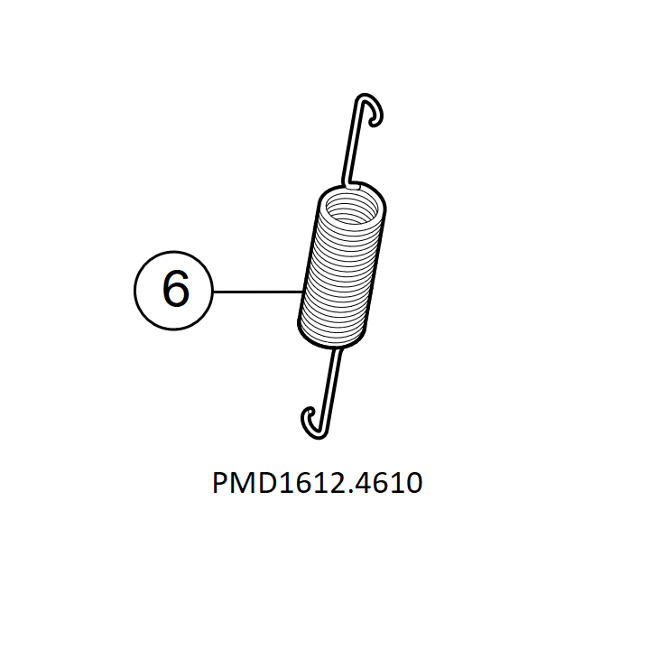 PMD1612.4610 vyvažovací pružina pro závoru SBAR/ XBAR/ WIDES